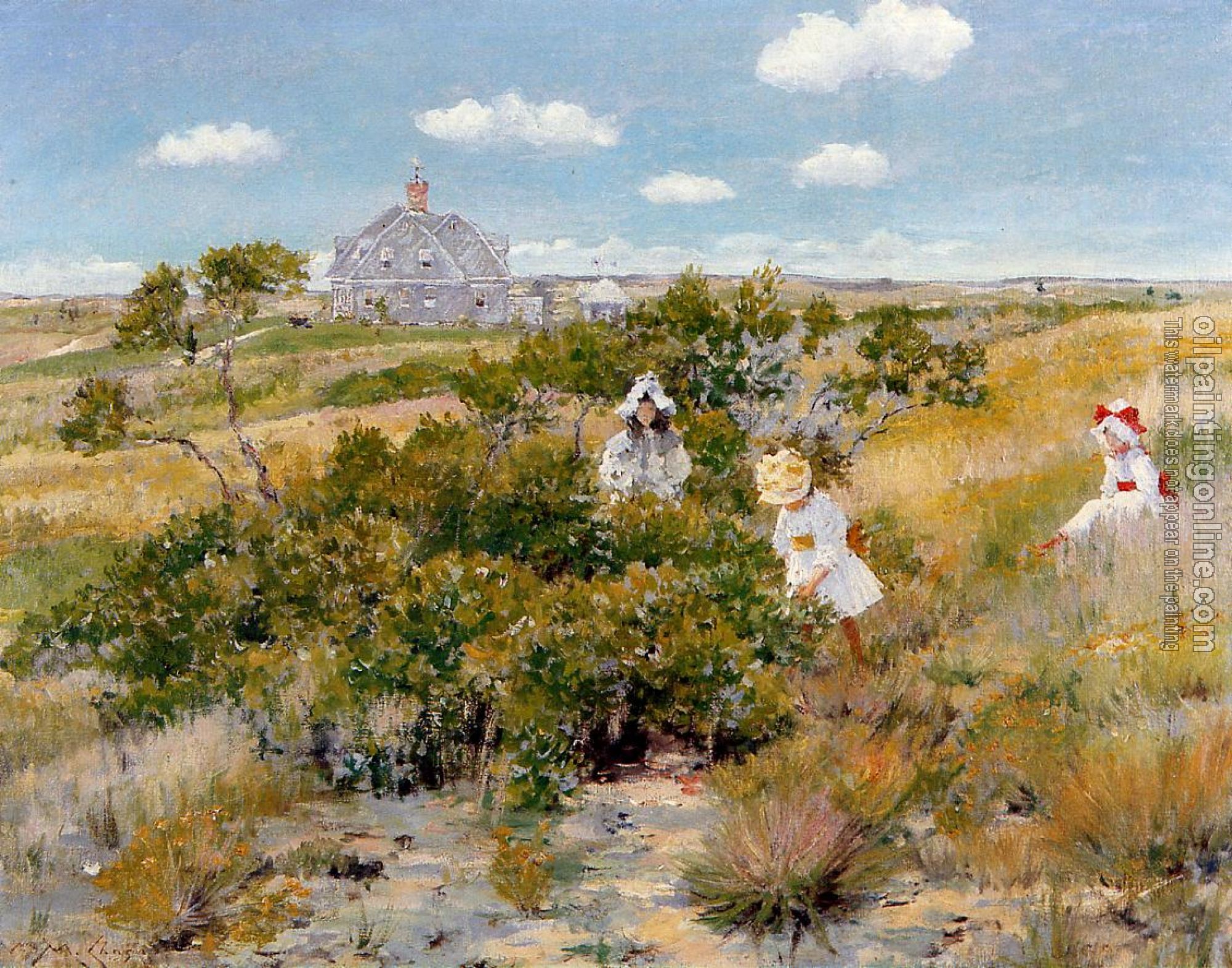 Chase, William Merritt - The Bayberry Bush aka Chase Homestead Shinnecock